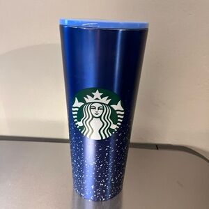 Starbucks Navy Blue Speckled Tumbler